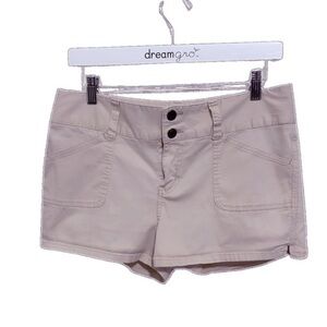 Copper Key Corduroy Khaki Size 13 Women's Shorts‎ with Pockets